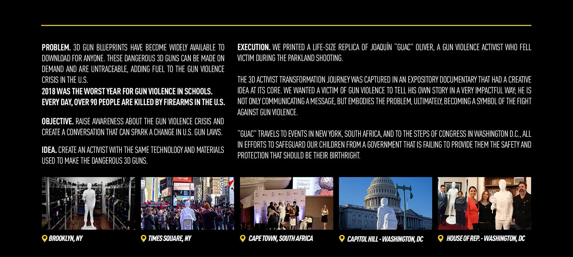 3D Activist — campaign visual