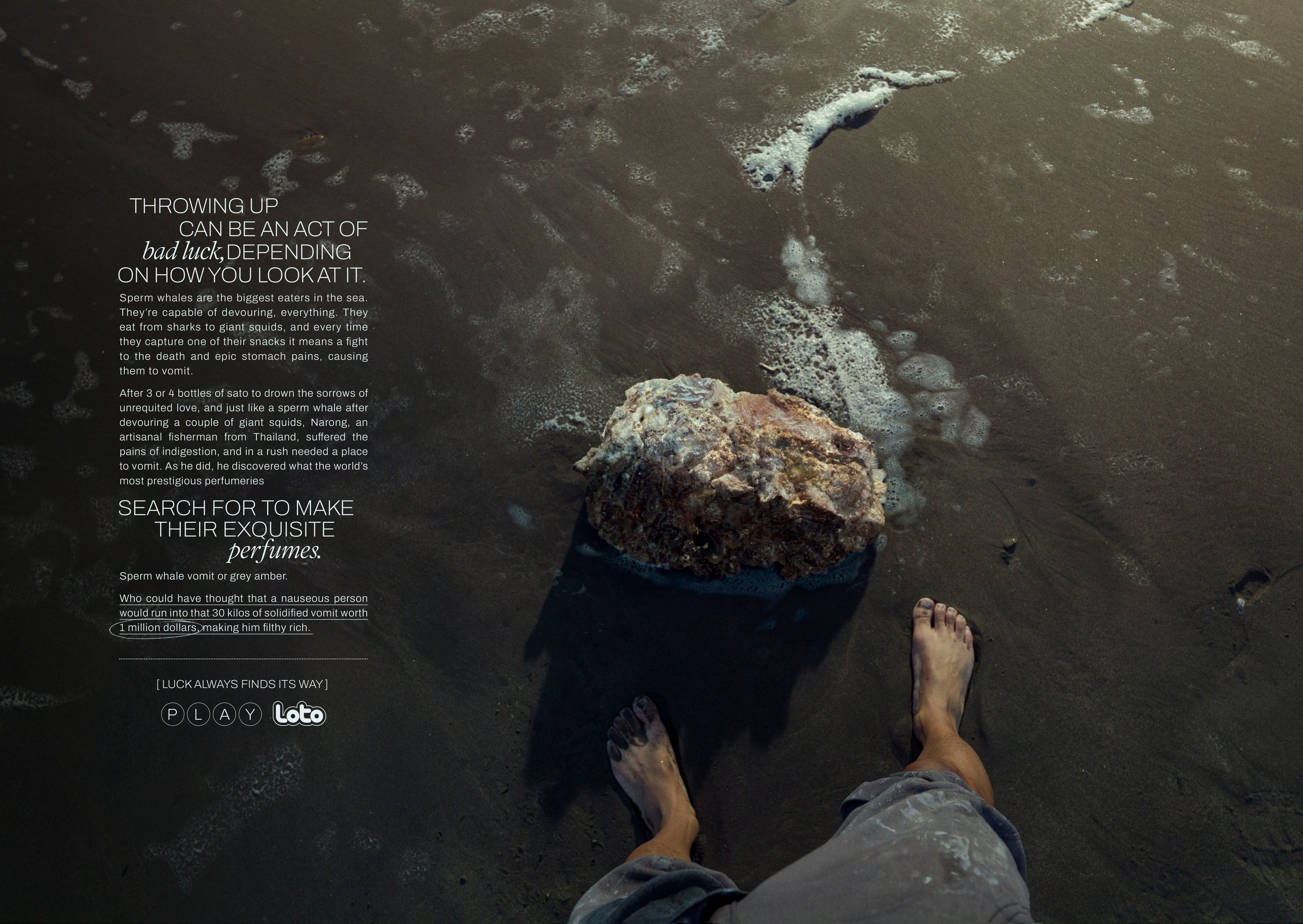 Luck Always Finds Its Way — campaign visual